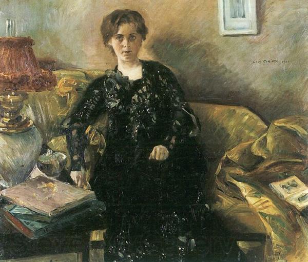 Lovis Corinth Portrait Frau Korfiz Holm Norge oil painting art